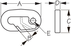 Nylon Ski Tow Snap Black Nylon by Sea Dog Marine (157110-1)