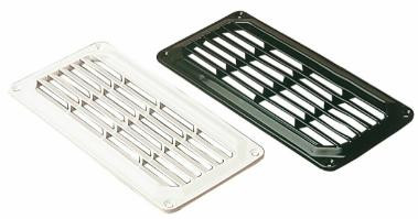 Louvered Vnt 7-7/8X3-7/8 White by Sea Dog Marine (337501)