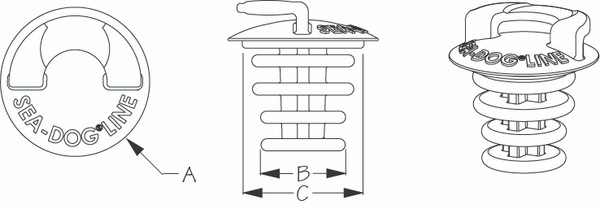 Deck Fill Plug by Sea Dog Marine (357390-5)