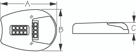 Ss Led Docking Lights by Sea Dog Marine (405950-1)