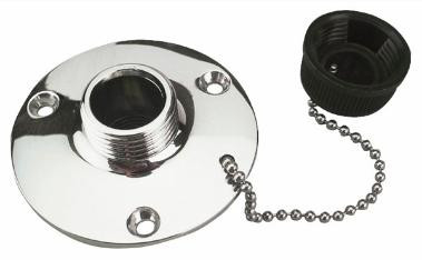 Chrm Brass Fresh Water Outlt by Sea Dog Marine (512120-1)