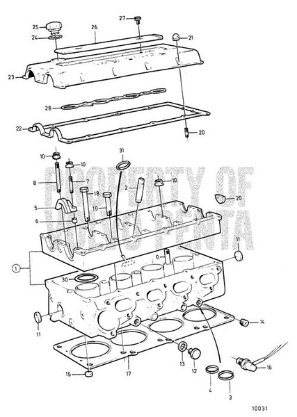 Gasket by Volvo Penta (1378851)