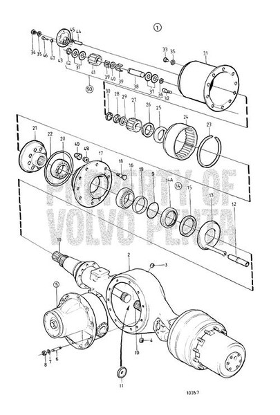Sun Gear by Volvo Penta (1522382)