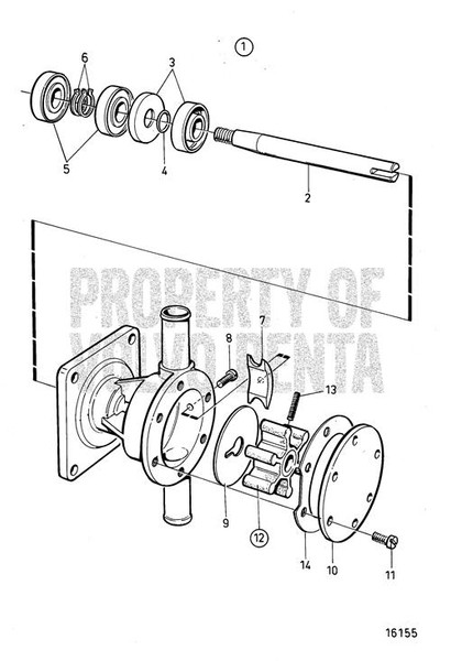 Ball Bearing by Volvo Penta (181743)