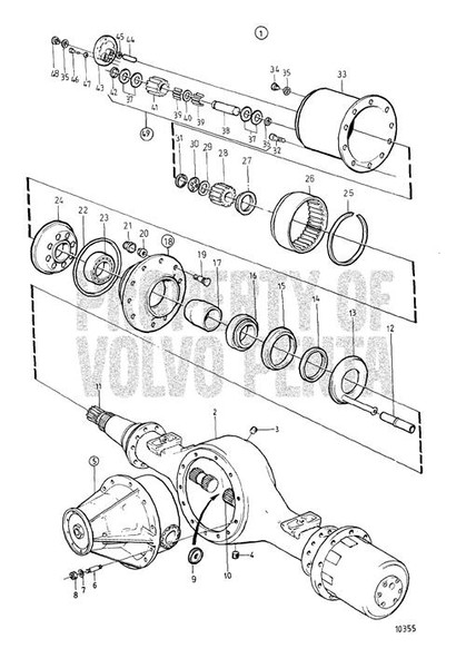 Roller Bearing by Volvo Penta (183351)