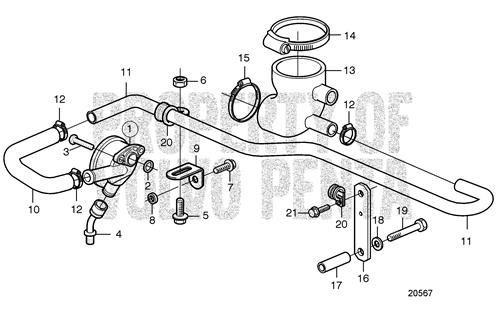Pipe by Volvo Penta (20778160)