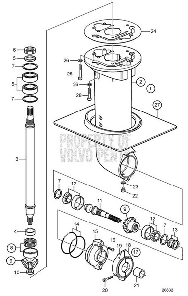 Gear Housing by Volvo Penta (22094796)