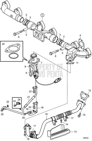 Pipe by Volvo Penta (22910973)