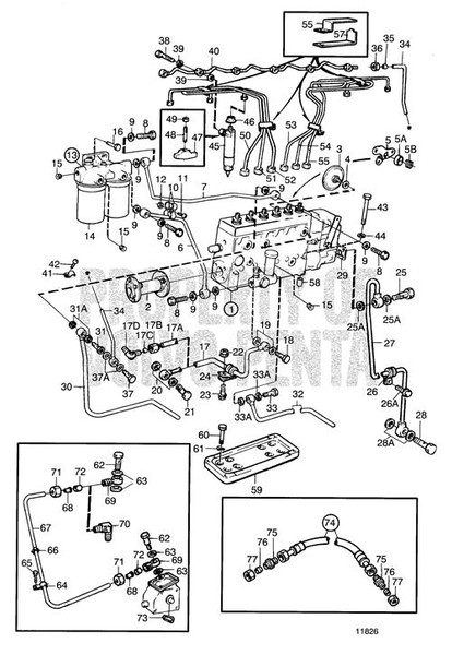 Injection Pump(V2) Has Core - Volvo Penta (3803692)