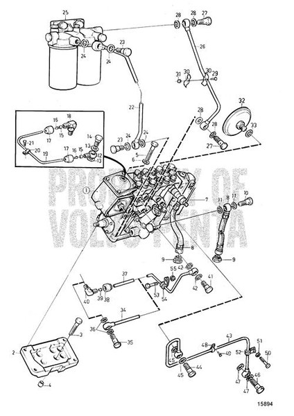 Injection Pump(V2) Has Core - Volvo Penta (3803702)