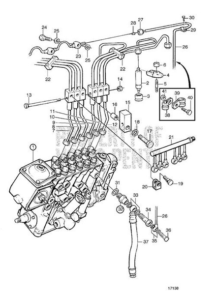 Injection Pump(V2) Has Core - Volvo Penta (3803806)