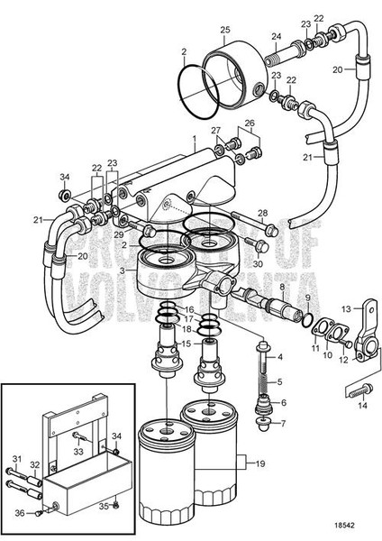 Hose by Volvo Penta (3831215)