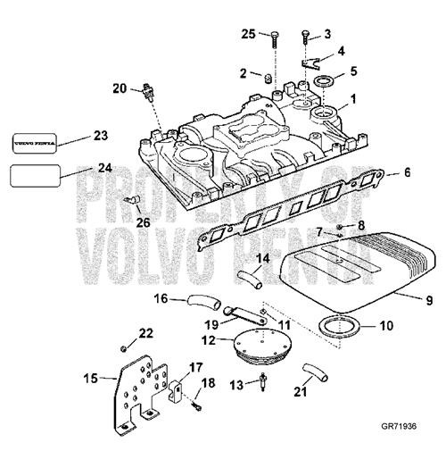 Decal by Volvo Penta (3857569)