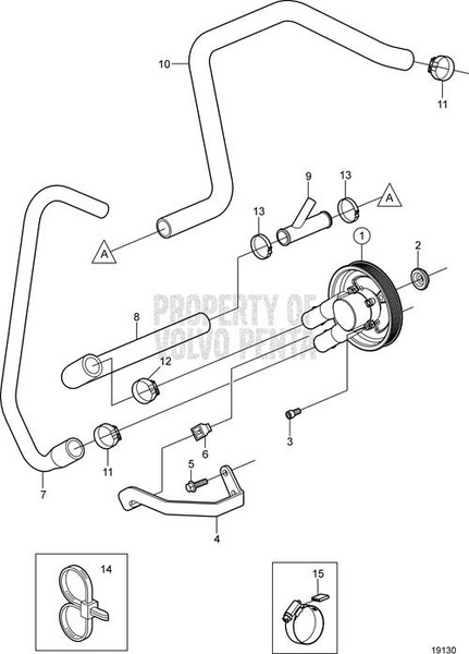 Hose by Volvo Penta (3862553)