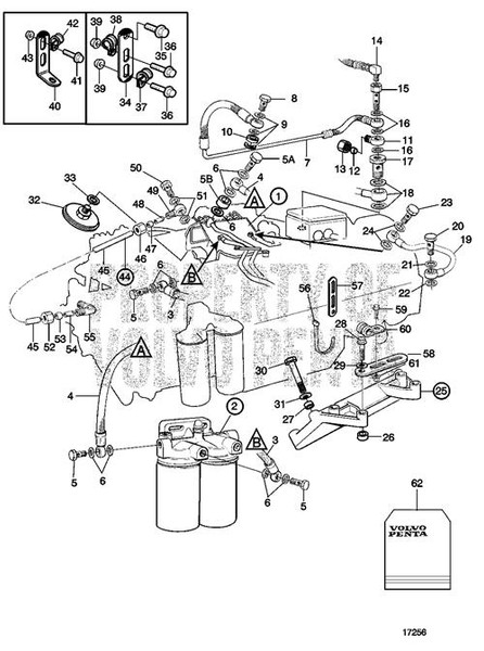 Oil Line by Volvo Penta (3979104)