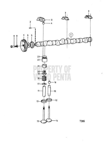 Adjusting Washer by Volvo Penta (463553) Adjusting Washer by Volvo Penta (463553)