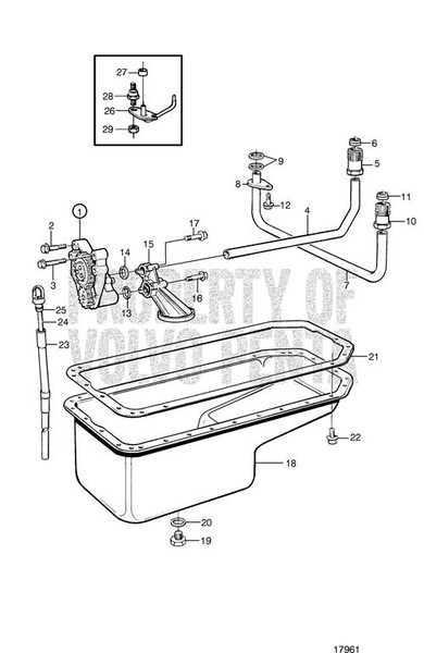 Oil Pressure Pipe by Volvo Penta (477947)