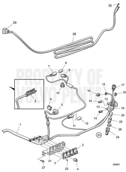 Bracket by Volvo Penta (78467299)