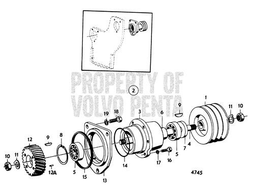 Spacer by Volvo Penta (820695)