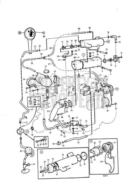 Heat Exchanger by Volvo Penta (829911)