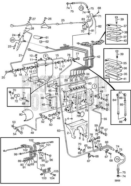 Delivery Pipe by Volvo Penta (846122) Delivery Pipe by Volvo Penta (846122)