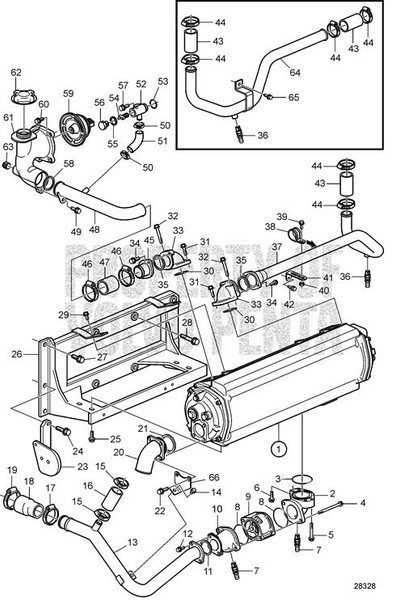 Hose by Volvo Penta (858471)
