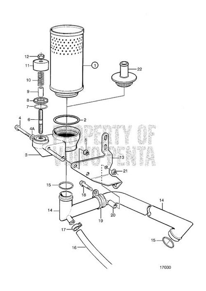 Breather Pipe by Volvo Penta (865337)