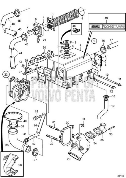 Hexagon Screw by Volvo Penta (968006)