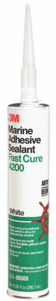 3M™ Marine Adhesive Sealant 4200FC Fast Cure, PN06560, White, 295