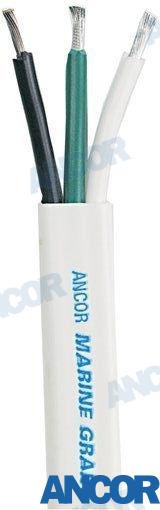 100' TPLX CABLE 12/3 AWG WH (AM131310)