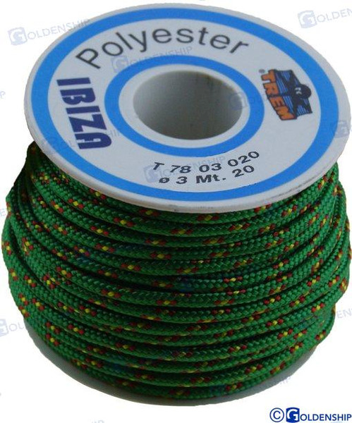 POLY BRAIDED ROPE 25 MMGN (GS60154)