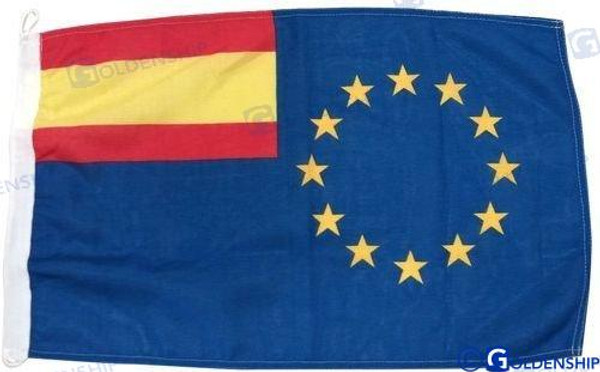 UNITED EUROPE/SPAIN FLAG 30X45 (GS73337) UNITED EUROPE/SPAIN FLAG 30X45 (GS73337)