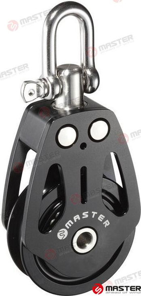 90MM AL SGL BLOCK/ SWVL SHACK (MVRX9001F)