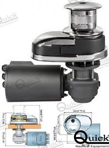 WINDLASS VERT 1500W 12V C/C (QUDP31512D)