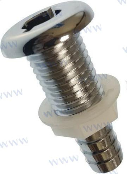 BRITE PLATE THRU-HULL FTGS 3/4 (THTH-750CP) BRITE PLATE THRU-HULL FTGS 3/4 (THTH-750CP)