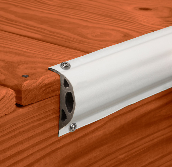 Sm  Commercial "P" Shape  White 10' Str (Dock Extrusion) by Taylor Made (46031)