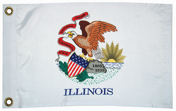 Illinois  Flag 12X18 (Flag And Pennants) by Taylor Made (93099)