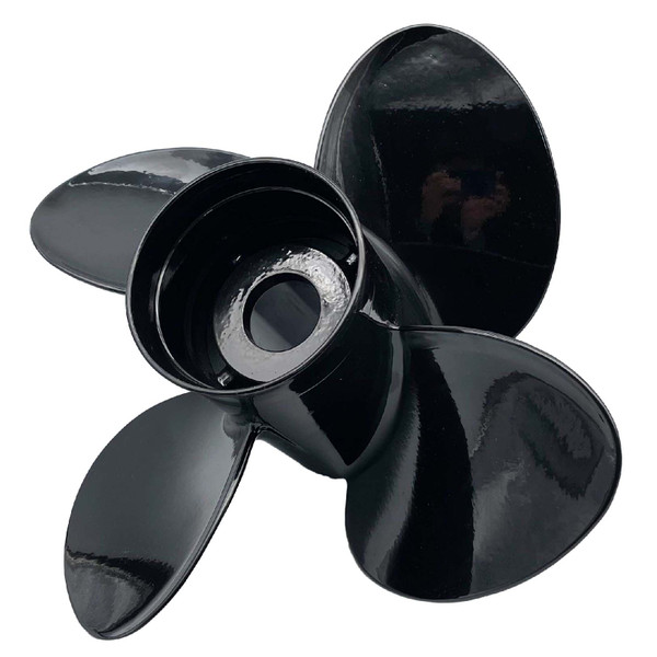 13.8 X 11 Aluminum Four Blade Right Hand Propeller Megara Vx Includes Adapter Ring by PolaStorm (4087-4138-11VX)