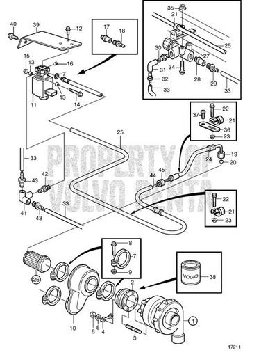 3-Way Nipple by Volvo Penta (976752) - ProPride Marine