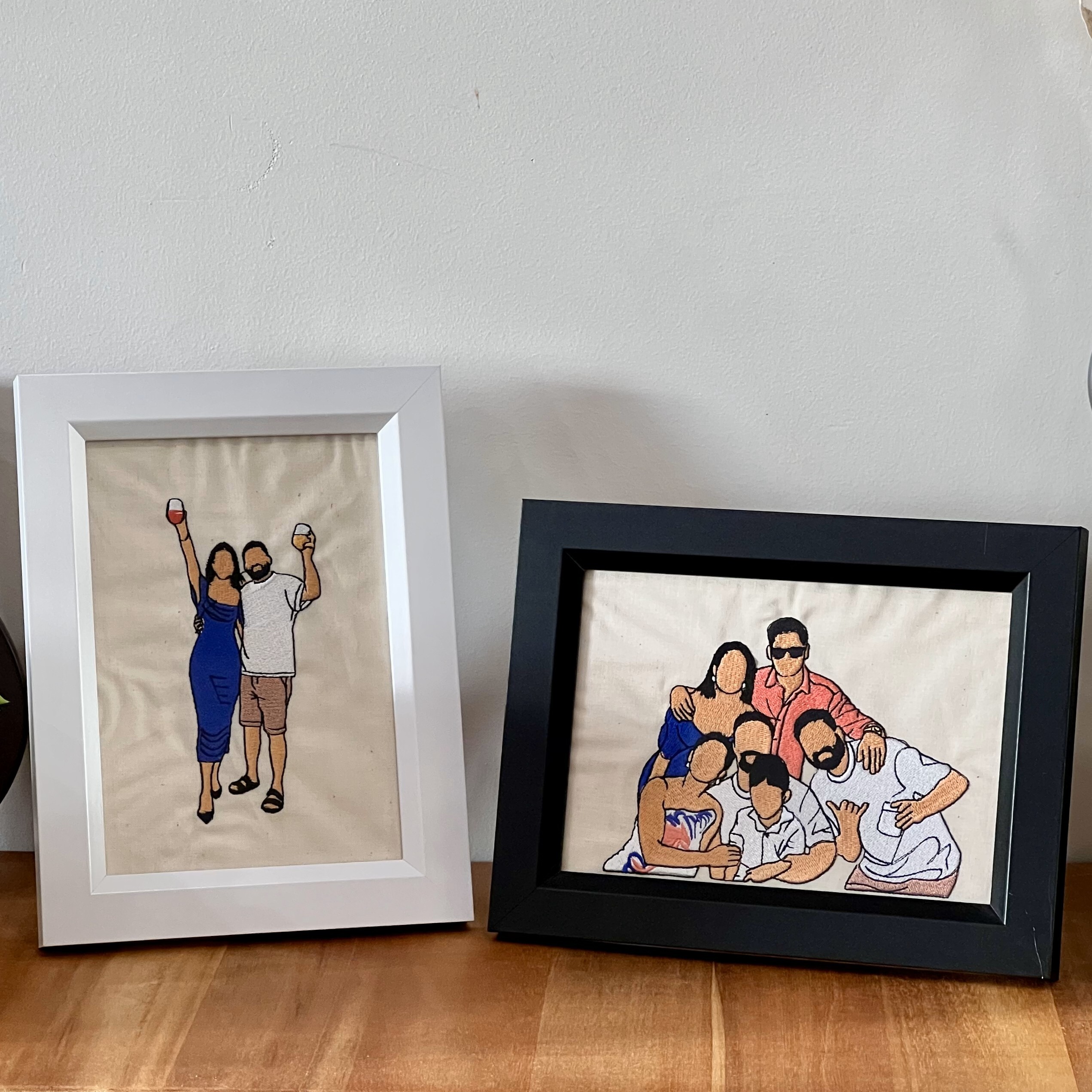 Embroidered Portraits