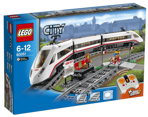 Lego City High-Speed Passenger Train 60051 Train Toy - Retired Set