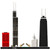 LEGO Architecture set 21033 - Chicago Skyline Model - Retired