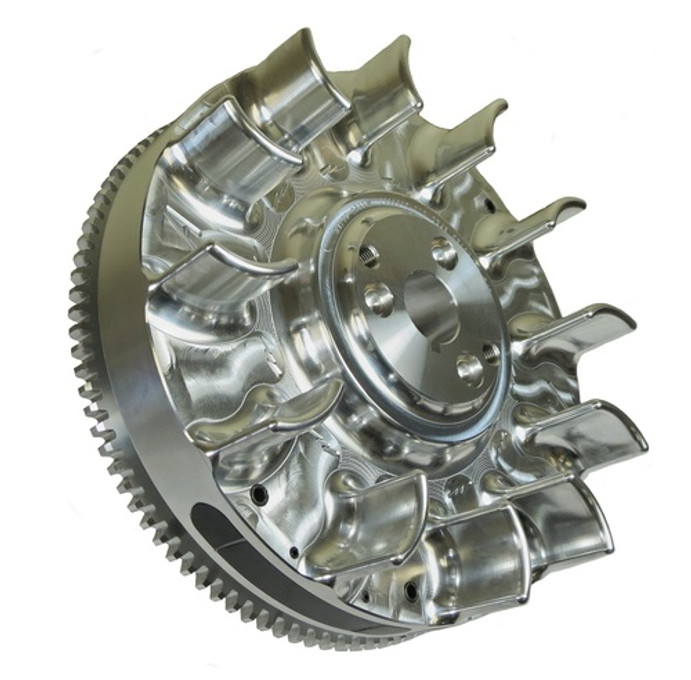 Electric/Pull Start Billet Flywheel