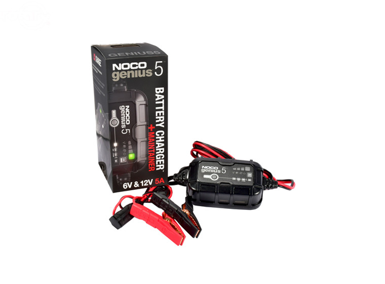 Noco Genius 5 Smart Battery Charger - OMBWarehouse.com
