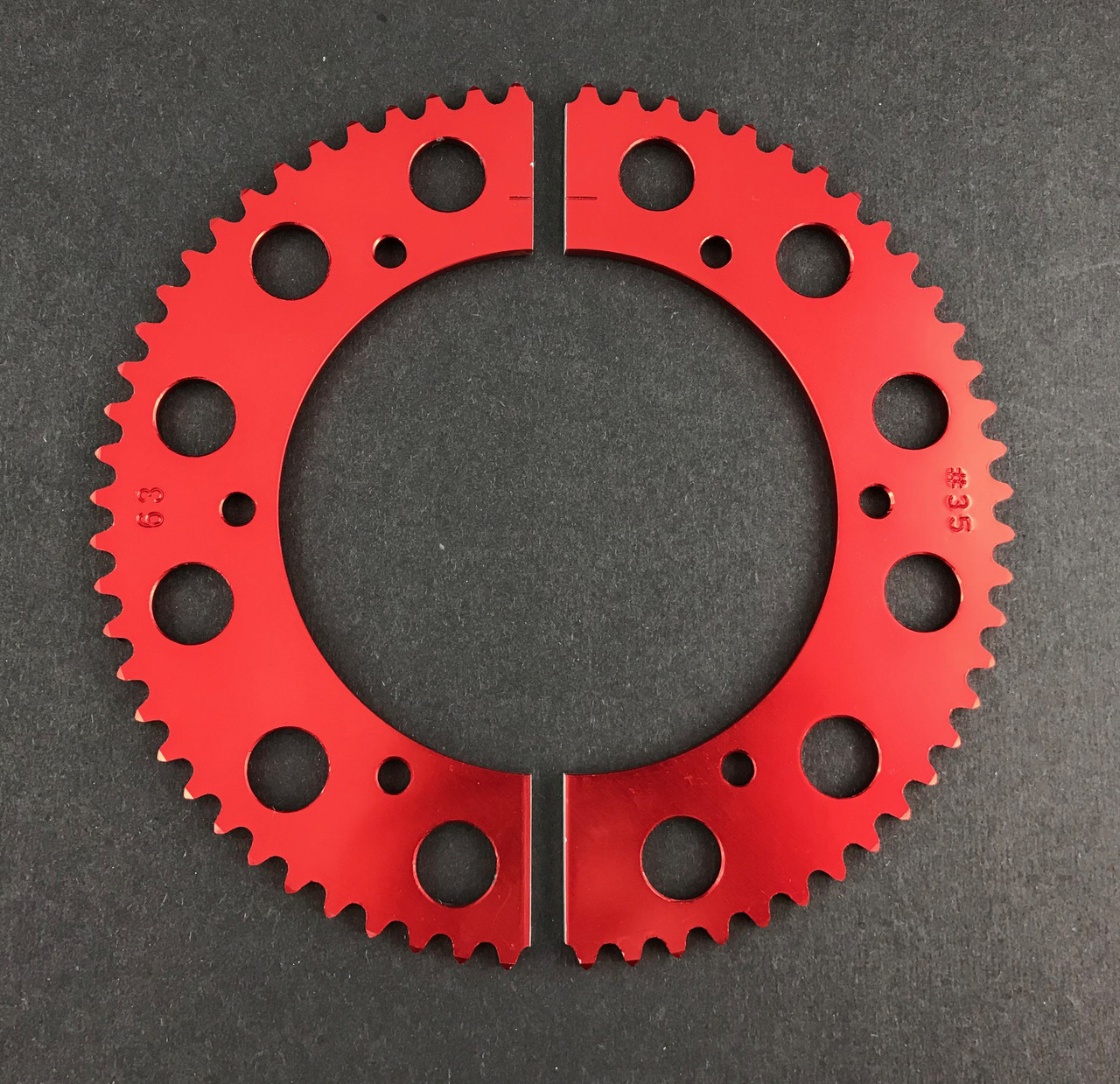 Pit Parts Split Sprocket - 58 Tooth - 35 Chain - OMBWarehouse.com