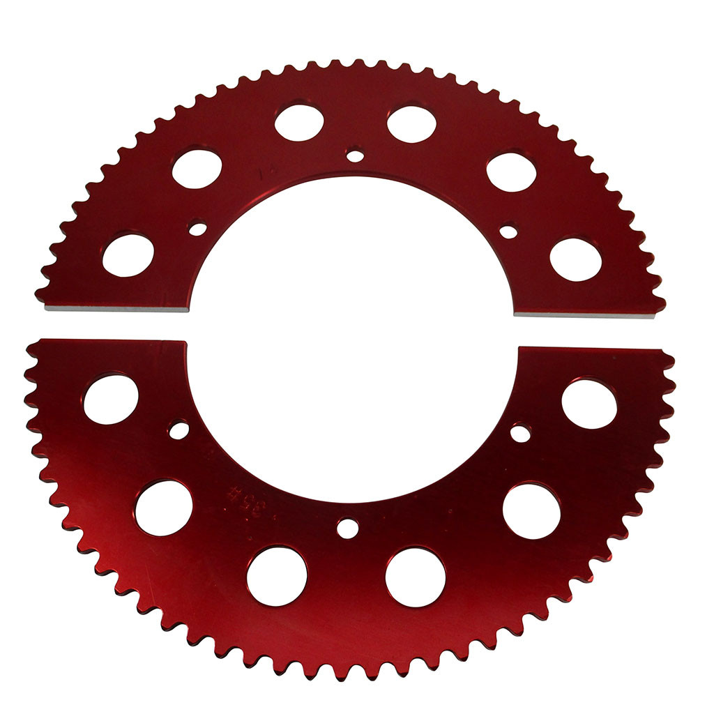 スプリッツ12Ｊ Pit Parts Split Sprocket - 74 Tooth - 35 Chain - OMBWarehouse.com