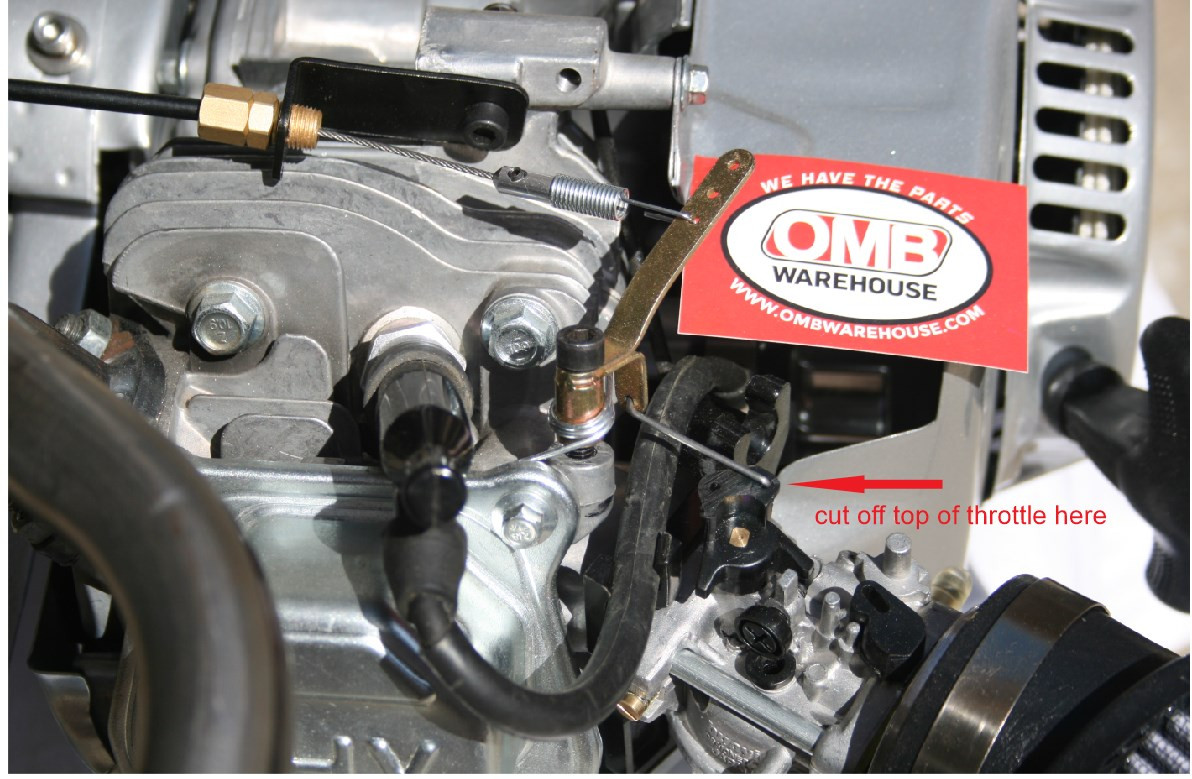 Predator 212cc Non Hemi - Honda/Clone Throttle Kit