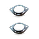 (2) Go-Kart Drift Trike Mini Bike -  2 Hole 1" Axle Bearing Flangette Hangers
