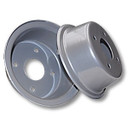 6″ Steel Wheel, WIDE, 2 Halves (No Hub)