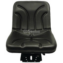 Seat Compact suspension, black vinyl, adjustable